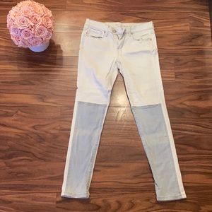 Banana Republic White Skinny Ankle Jeans 24 Petite